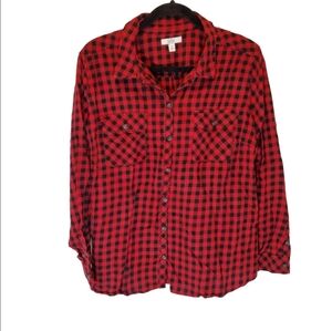 🍁Red and Black Buffalo Plaid Size XL